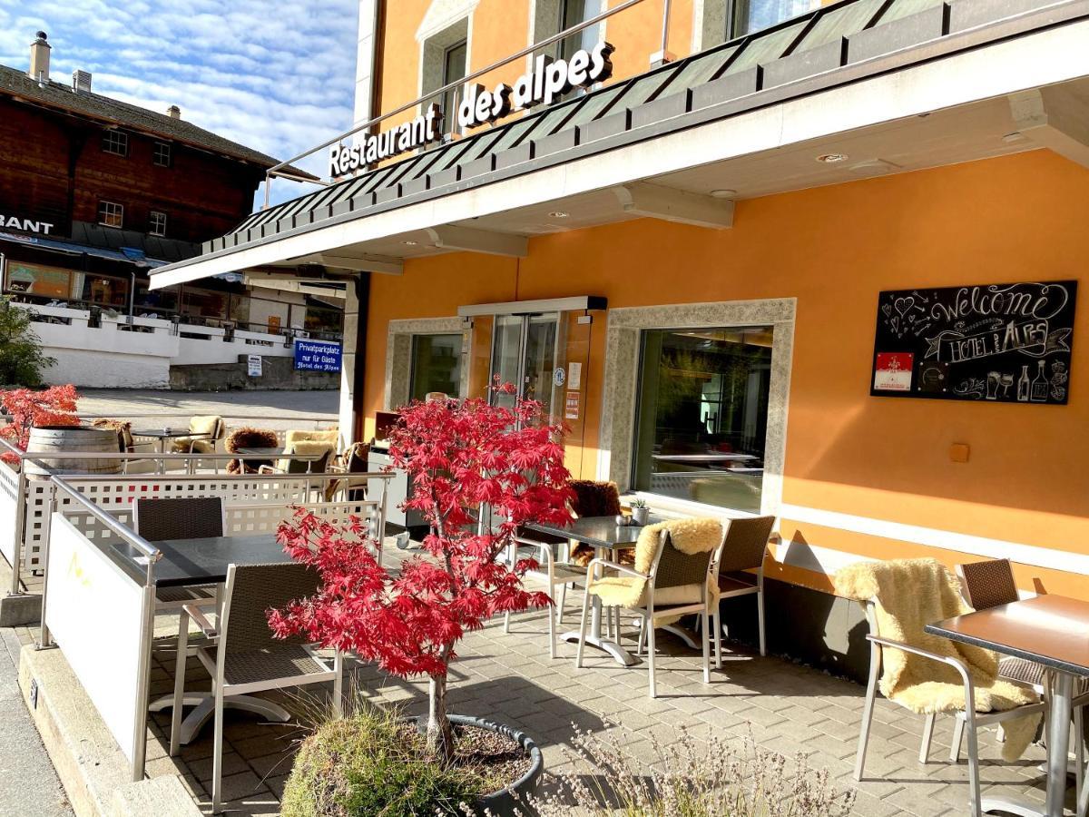 Boutique Und Bier Hotel Des Alpes Fiesch Exteriör bild
